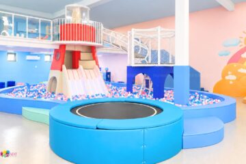 Hình ảnh thực tế khu vui chơi Big Blue Cafe Kids